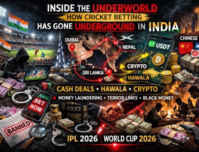 Cricket, Crypto, and the Cash Con—Inside India’s Betting Underground of 2026